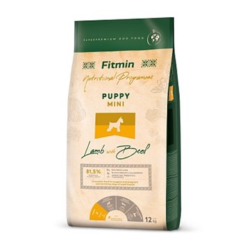 Fitmin Mini Puppy Lamb With Beef kompletní krmivo pro štěňata 12 kg