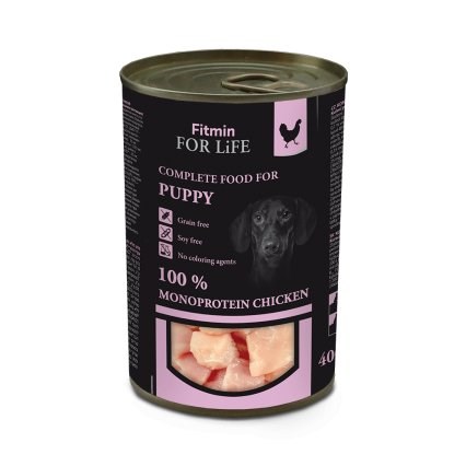 Fitmin For Life kuřecí konzerva pro štěňata 400 g