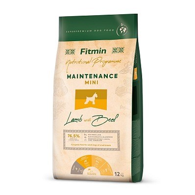 Fitmin Mini Maintenance Lamb With Beef kompletní krmivo pro psy 12 kg