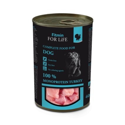 Fitmin For Life krůtí konzerva pro psy 400 g