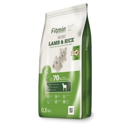 Fitmin kompletní krmivo pro psy Mini Lamb&Rice 0,5 kg
