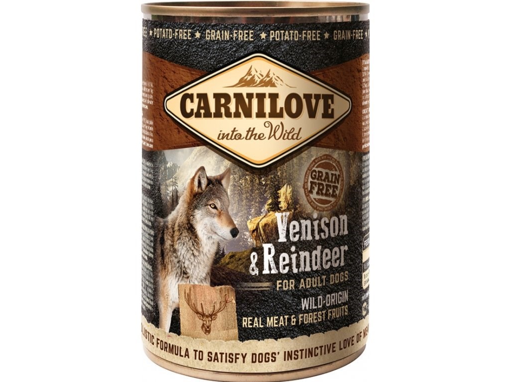 Carnilove Wild Meat Venison & Reindeer 400g