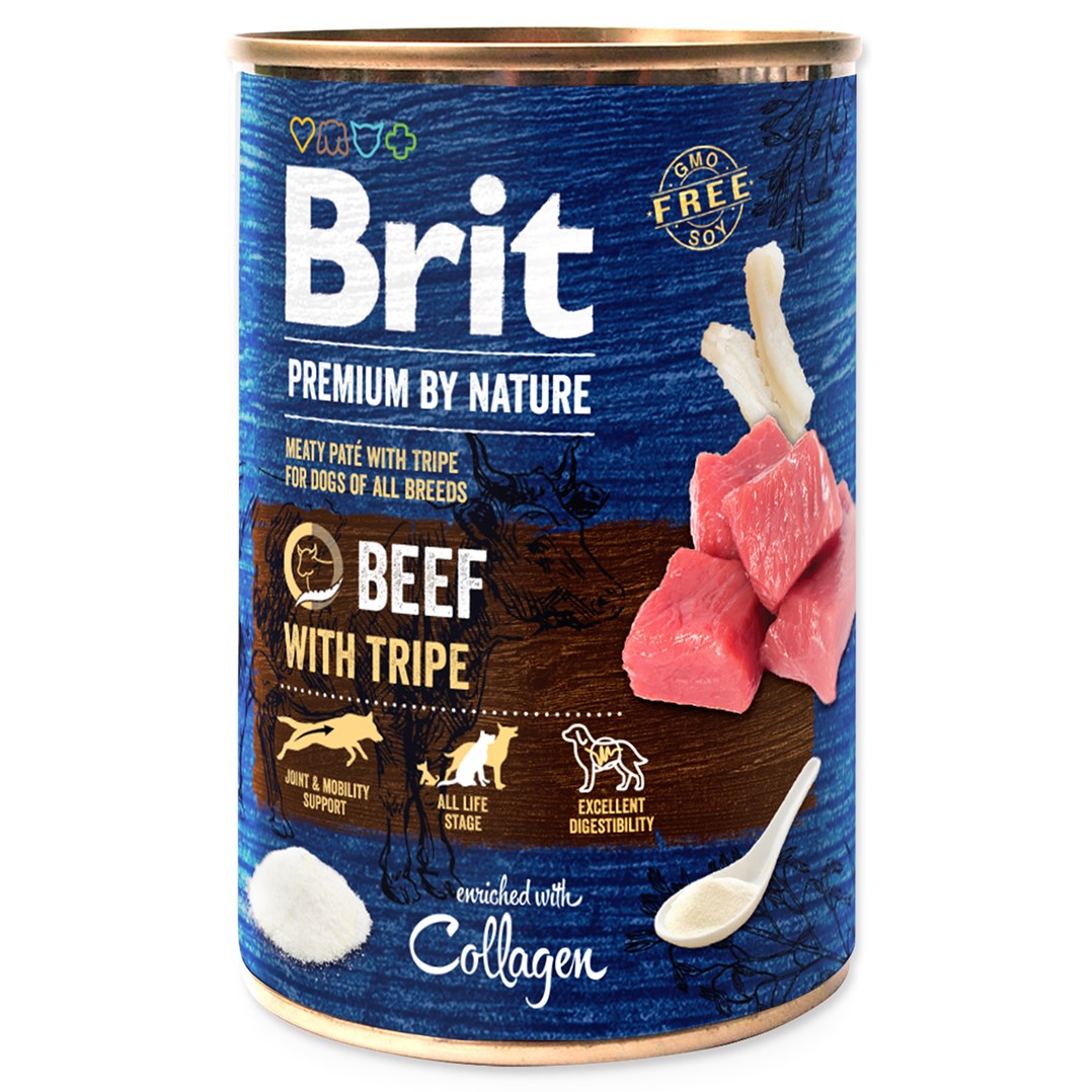 Brit Premium by Nature Beef with Tripe - Brit, 400g