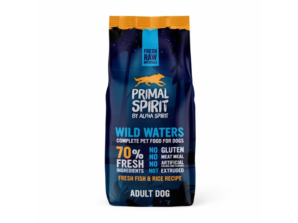 Primal Spirit Dog 70% Wild Waters 12kg