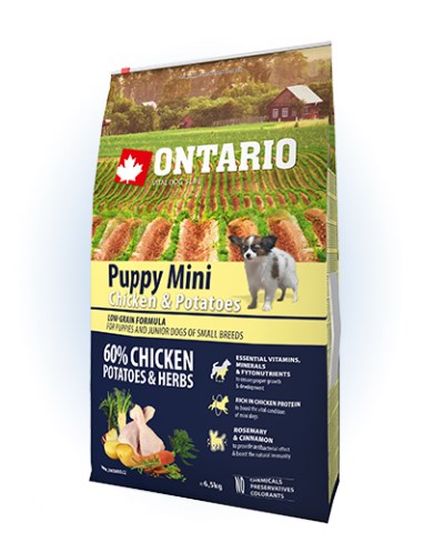 Ontario Puppy Mini Chicken & Potatoes  - 6,5