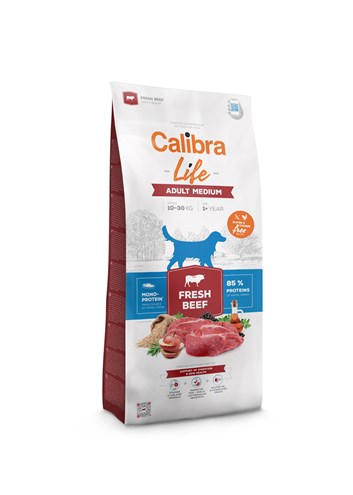 Calibra Dog Life Adult Medium Fresh Beef 12kg