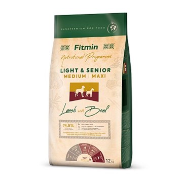 Fitmin Medium Maxi Light Senior Lamb With Beef kompletní krmivo pro psy 12 kg