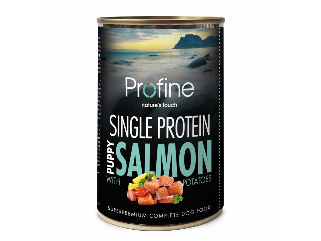 Profine PUPPY Single protein salmon with potatoes 400g