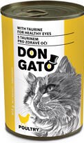Don Gato konzerva pro kočky drůbeží 415 g