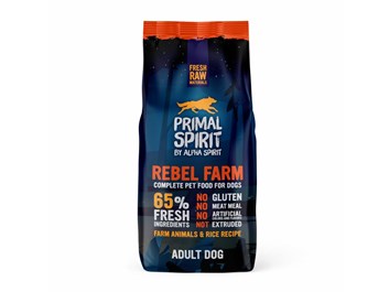 Primal Spirit Dog 65% Rebel Farm 12kg