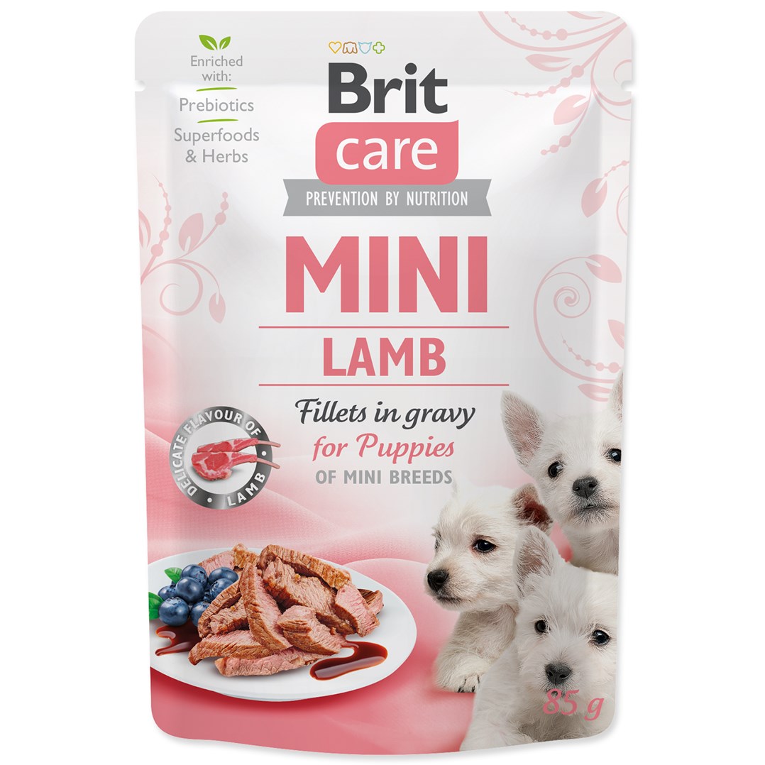 Brit Care Mini Lamb fillets in gravy for puppies