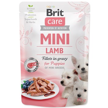 Brit Care Mini Lamb fillets in gravy for puppies 85 g