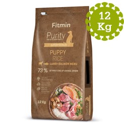 Fitmin Dog Purity Rice Puppy Lamb&Salmon 12 kg
