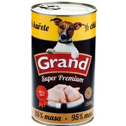 GRAND Superpremium Dog kuřecí s 1/2 kuřete 1300 g