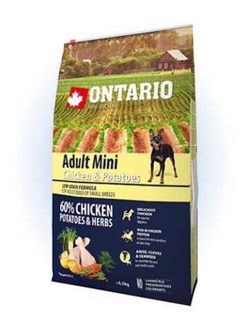 Ontario Adult Mini Chicken & Potatoes  - 6,5kg