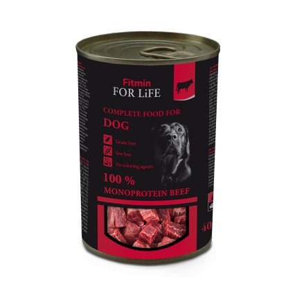 Fitmin For Life hovězí konzerva pro psy 400 g