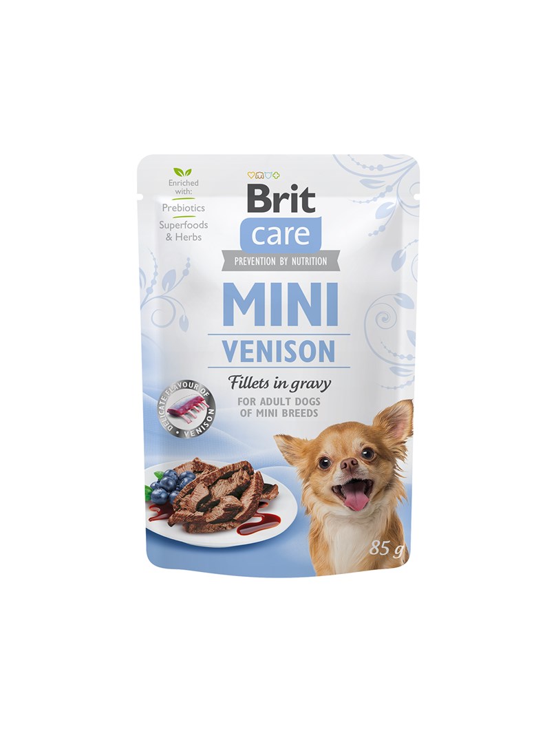 Brit Care Mini Venison fillets in gravy