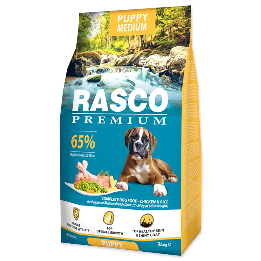 RASCO Premium Puppy / Junior Medium  3kg