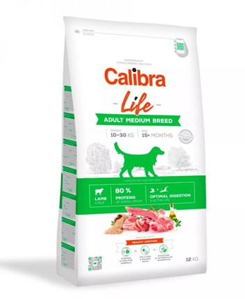 Calibra Dog Life Adult Medium Breed Lamb 12kg