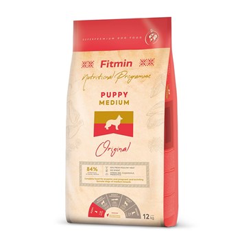 Fitmin Medium Puppy kompletní krmivo pro psy 12 kg