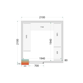 TEFCOLD CR 210x210x220