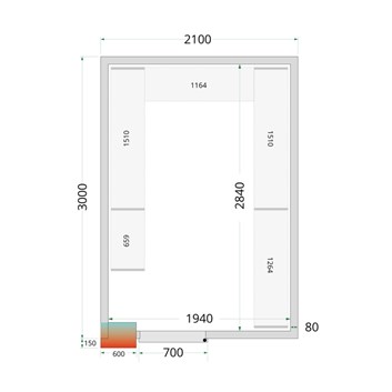 TEFCOLD CR 210x300x220