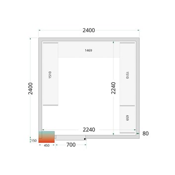 TEFCOLD CR 240x240x220