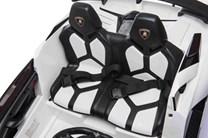 Dětské elektrické licenční  Lamborghini Aventador SVJ Roadster pro 2 děti  MODEL 2023 - bílé