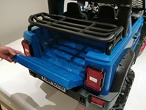 Auto pro 2 děti JUMBO  INTERCEPTOR s 2,4G RC , modrý