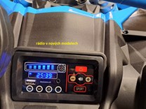 Dětská elektrická buggy Can-Am Maverick X RS Turbo RR model 2024 - modrá