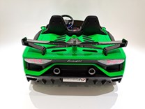 Dětské elektrické licenční  Lamborghini Aventador SVJ Roadster pro 2 děti  MODEL 2023 - zelené