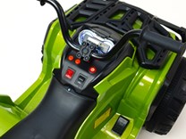 Dětská elektrická čtyřkolka Predátor s dálkovým ovládáním 2,4G - zelená