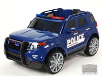 Dětské el. autíčko Policie super speed modrá