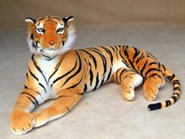 Tygr plyšový ležící 200cm