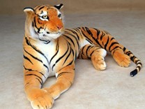 Tygr plyšový ležící 200cm