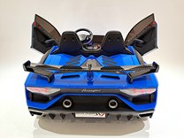 Dětské elektrické licenční  Lamborghini Aventador SVJ Roadster pro 2 děti  MODEL 2023 - modré