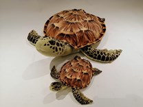 Plyšová želva hnědá 34cm