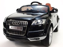 Dětské elektrické autíčko Audi Q7 s 2,4G DO a čalouněnou sedačkou a odpruženou nápravou - HLQ7 2,4G.black