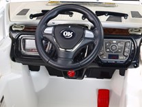 Mohutný elektrický džíp styl H2 Extender LUX s 2,4G dálkovým ovládáním, EVA koly bílá