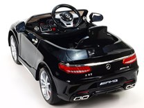 Dětské el. autíčko licenční Mercedes Benz S63 AMG, černé