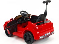 Dětské licenční el. autíčko BMW s vodící tyčí  XMX826.red