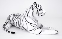 Plyšový tygr bílý 160 cm