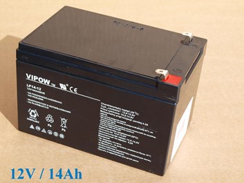 Baterie gelová Vipow 12V/14Ah/20HR pro dětská vozítka