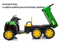 Dětské elektrické farmářské  auto  s 2,4G DO -  zelené