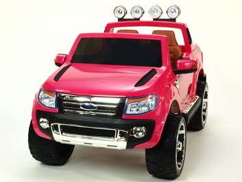 Dětské Licenční el. autíčko pro 2 děti Ford Ranger Wildtrak 4x4 - růžové