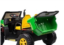 Dětské el . Farmářské  autíčko s 2,4G dálkovým ovladačem  zeleno-žluté