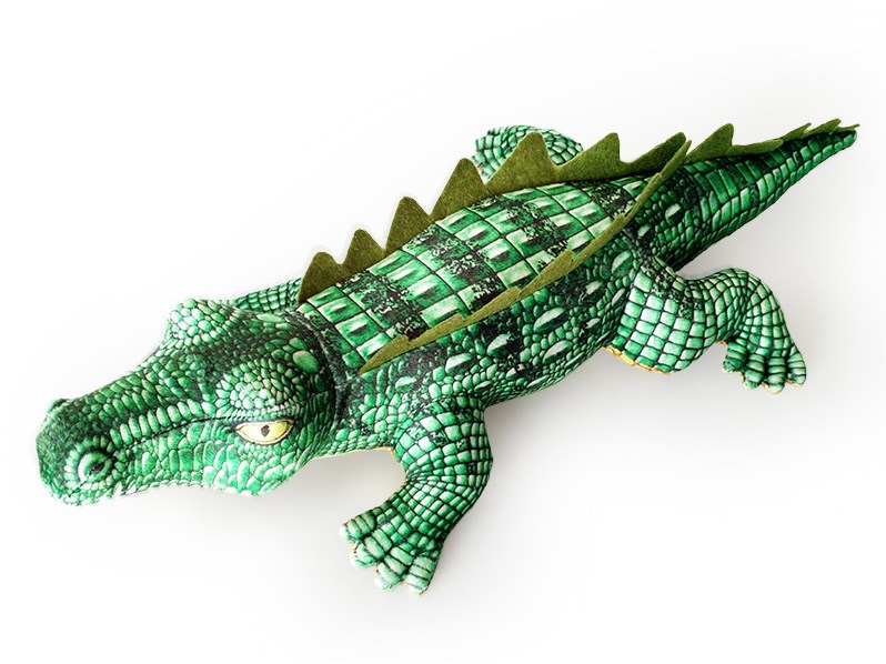 Plyšový krokodýl  zelený