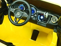 Mercedes – Benz X-Class 4x4, dvoumístný pick up s 2.4G DO, plynulým rozjezdem,USB, Mp4 přehrávač, čalouněním, EVA koly  XMX606.yellow