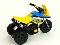 Dětská elektrická minimotorka  Racing modrá