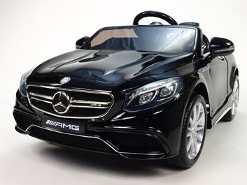 Dětské el. autíčko licenční Mercedes Benz S63 AMG, černé